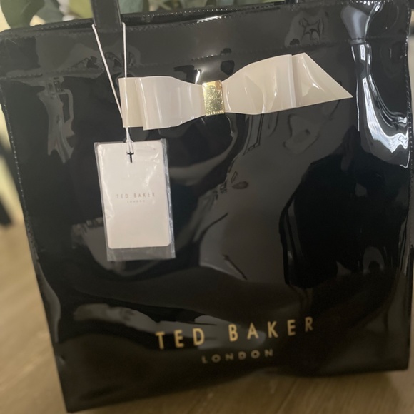 Ted Baker Black Bow Tote - Picture 3 of 10